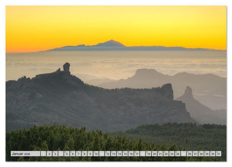 Produktbild: Faszination Gran Canaria (Wandkalender 2026 DIN A4 quer), CALVENDO Monatskalender