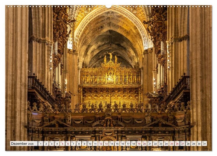 Produktbild: Andalusien - Sevilla (Wandkalender 2026 DIN A2 quer), CALVENDO Monatskalender