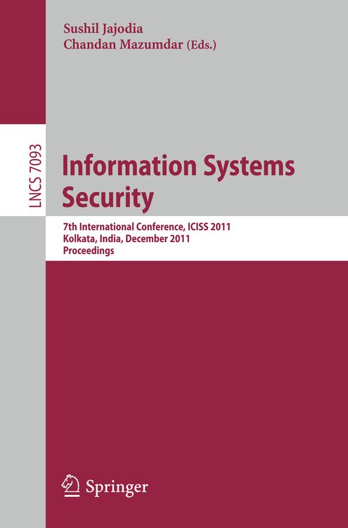 Produktbild: Information Systems Security