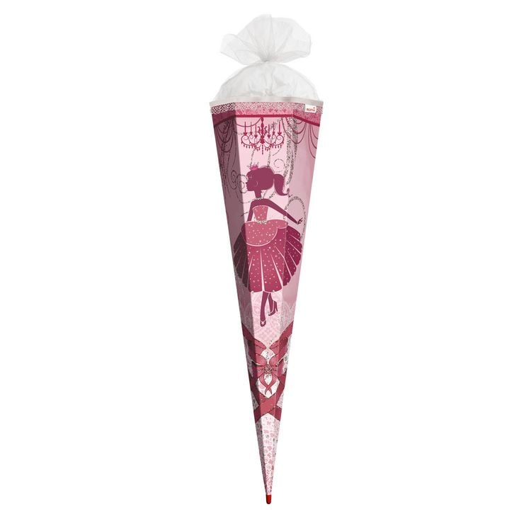 Produktbild: Roth Schult&uuml;te Ballerina Glitter eckig T&uuml;llverschluss R&uuml;schenborte 85cm