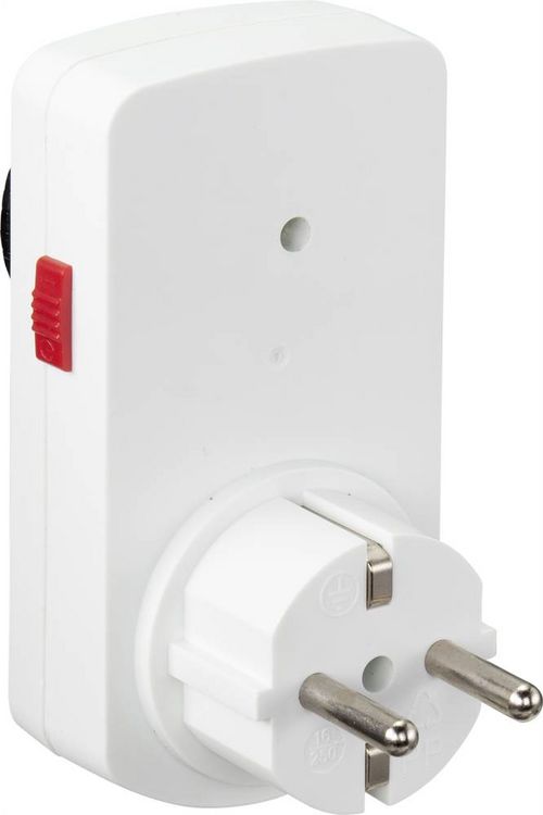 Produktbild: Sygonix SY-5042668 Steckdosen-Zeitschaltuhr analog Tagesprogramm 3680W IP20 Dauerbetrieb