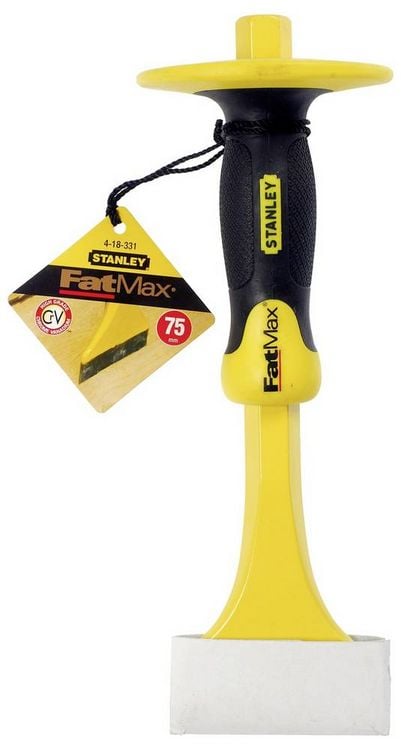 Produktbild: STANLEY Fliesenmeissel FatMax m. Handschutz 75mm 4-18-331