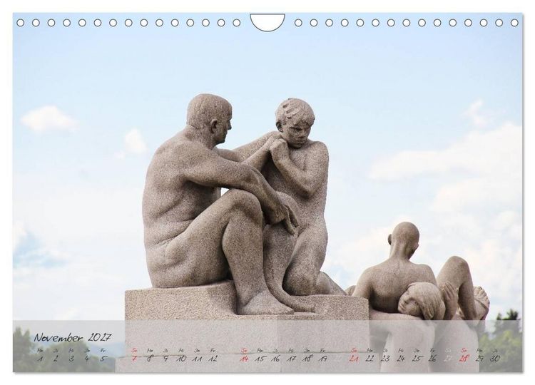 Produktbild: Vigeland (Wandkalender 2027 DIN A4 quer), CALVENDO Monatskalender