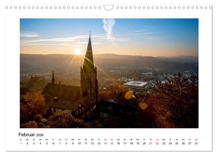 Produktbild: Marburger Ansichten (Wandkalender 2026 DIN A3 quer), CALVENDO Monatskalender