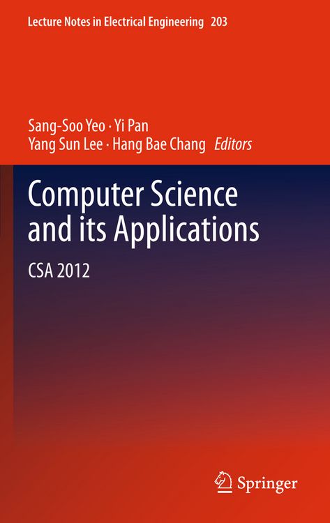 Produktbild: Computer Science and its Applications