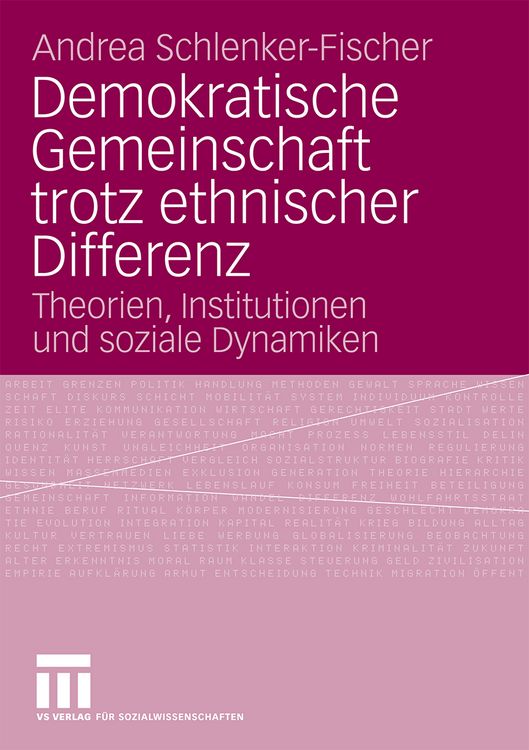 Produktbild: Demokratische Gemeinschaft trotz ethnischer Differenz