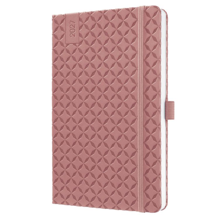 Produktbild: SIGEL 7J129 Wochenkalender Jolie 2027, ca. A5, Dusty Red, Hardcover