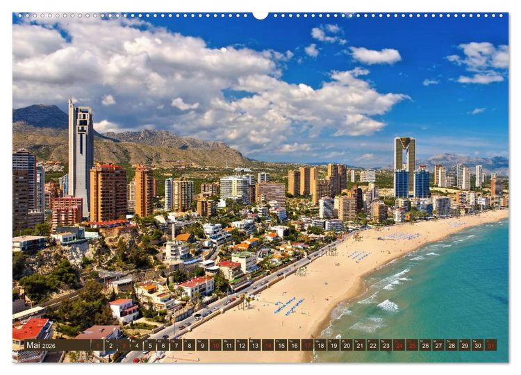 Produktbild: Costa Blanca - Die wei&szlig;e K&uuml;ste Spaniens (Wandkalender 2026 DIN A2 quer), CALVENDO Monatskalender
