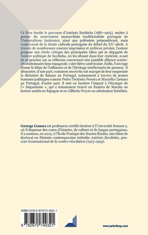 Produktbild: Ant&oacute;nio Sardinha (1887-1925) et la contre-r&eacute;volution ib&eacute;rique