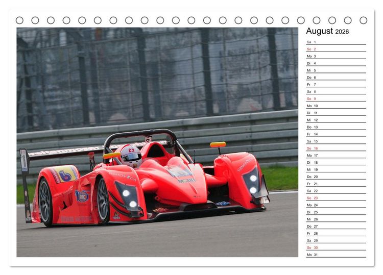 Produktbild: Faszination Motorsport am N&uuml;rburgring (Tischkalender 2026 DIN A5 quer), CALVENDO Monatskalender