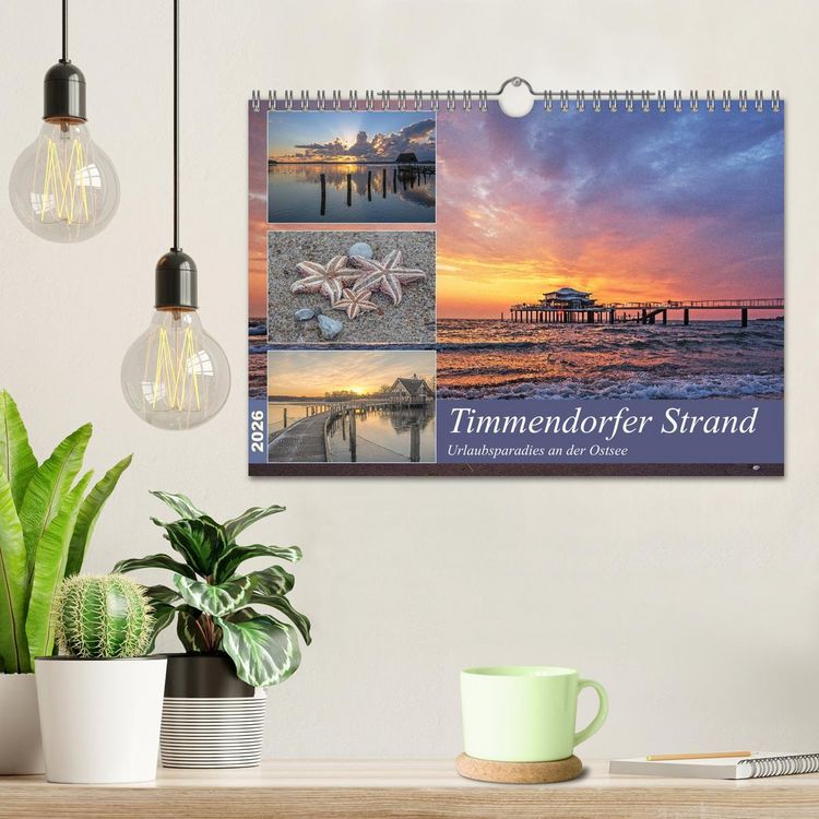 Produktbild: Timmendorfer Strand - Urlaubsparadies an der Ostsee (Wandkalender 2026 DIN A4 quer), CALVENDO Monatskalender
