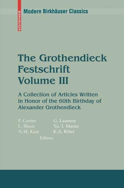 Produktbild: The Grothendieck Festschrift, Volume III