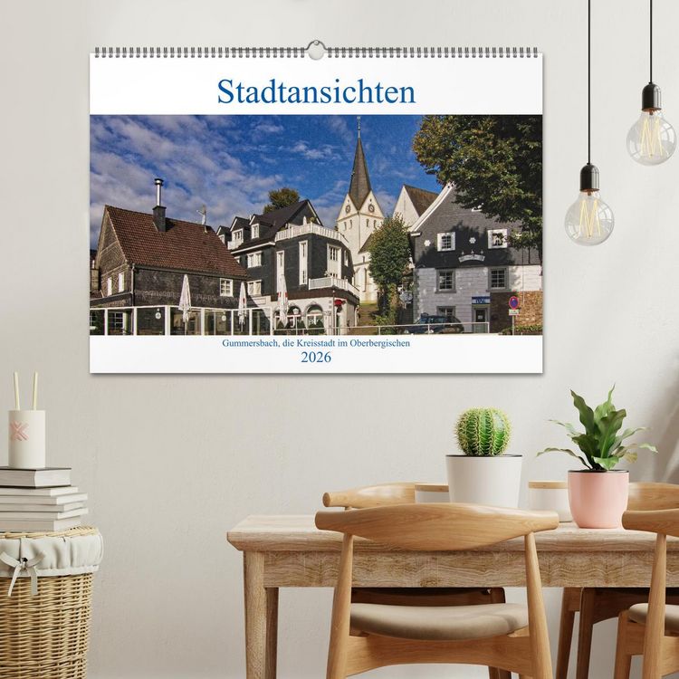 Produktbild: Stadtansichten, Gummersbach (Wandkalender 2026 DIN A2 quer), CALVENDO Monatskalender