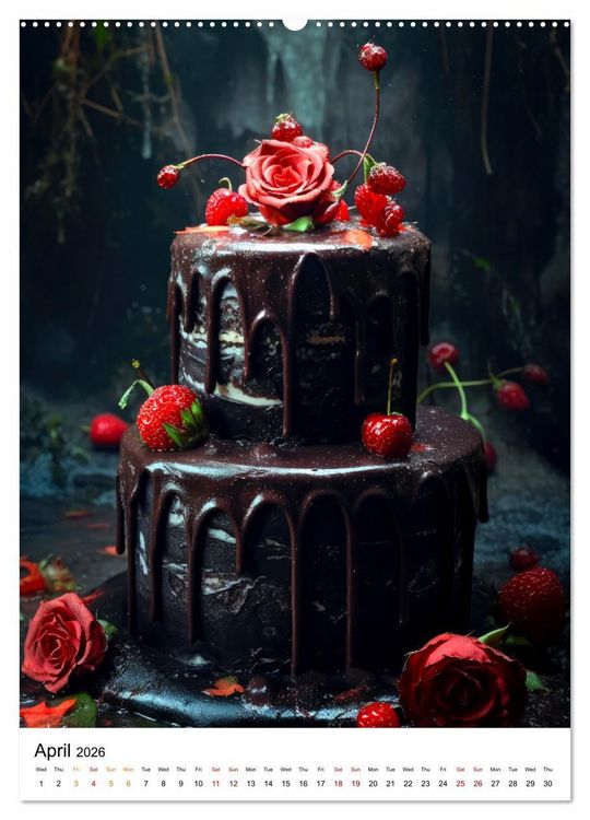 Produktbild: Cake Heaven (Wall Calendar 2026 DIN A2 portrait), CALVENDO 12 Month Wall Calendar