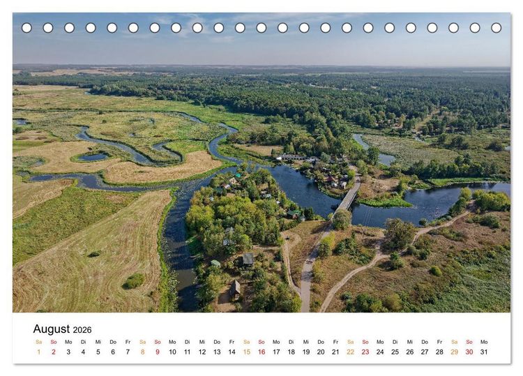 Produktbild: Naturparadies Polen (Tischkalender 2026 DIN A5 quer), CALVENDO Monatskalender