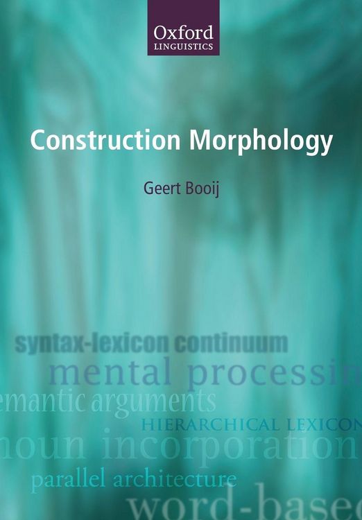 Produktbild: Construction Morphology