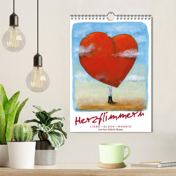 Produktbild: Herzflimmern (Wandkalender 2026 DIN A4 hoch), CALVENDO Monatskalender