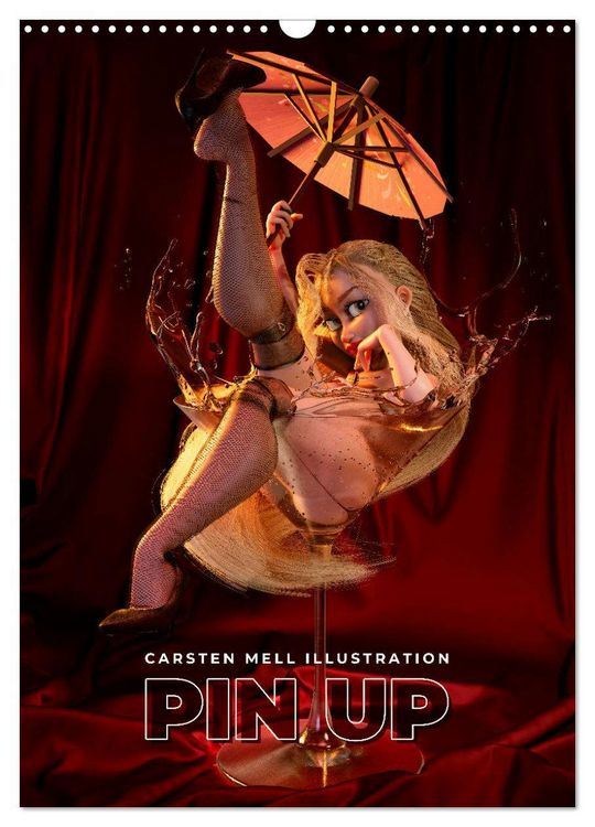 Produktbild: Pin Up Kalender Carsten Mell (Wandkalender 2026 DIN A3 hoch), CALVENDO Monatskalender