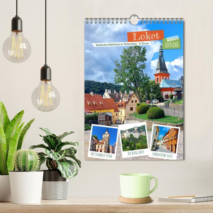 Produktbild: Loket - Idyllisches St&auml;dtchen in Tschechien (Wandkalender 2026 DIN A4 hoch), CALVENDO Monatskalender