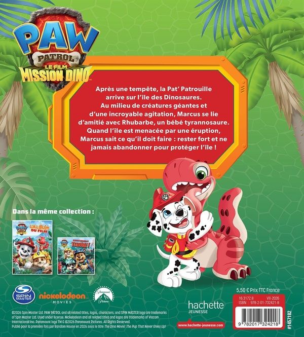 Produktbild: Un chiot bien courageux ! La Pat' Patrouille. Mission dino