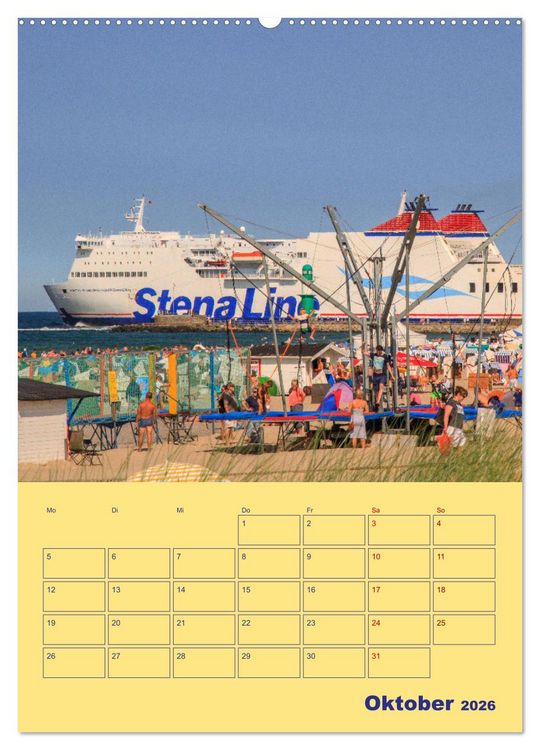 Produktbild: Sehnsuchtsort Warnem&uuml;nde (Wandkalender 2026 DIN A2 hoch), CALVENDO Monatskalender