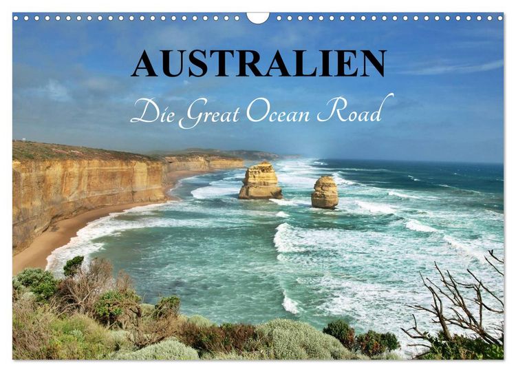 Produktbild: Australien - Die Great Ocean Road (Wandkalender 2026 DIN A3 quer), CALVENDO Monatskalender