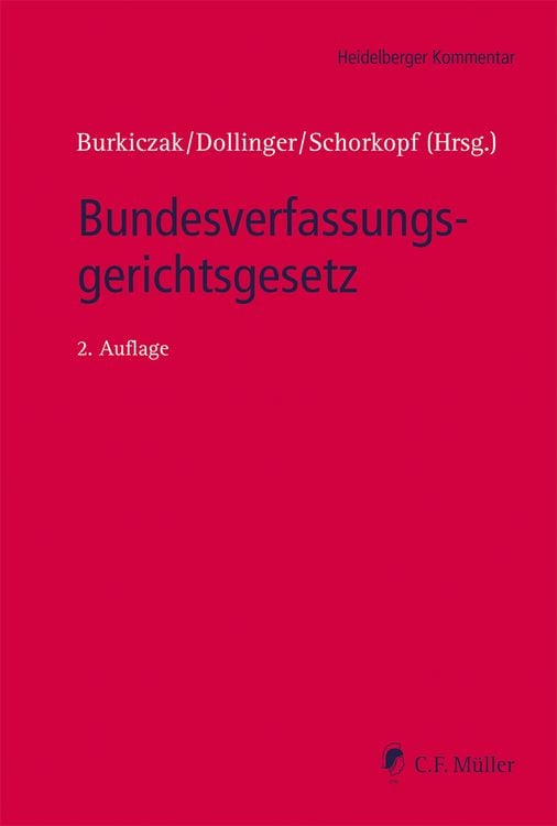 Produktbild: Bundesverfassungsgerichtsgesetz