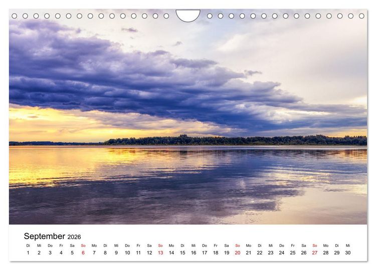 Produktbild: Traumhafter Chiemsee - eine kalendarische Reise (Wandkalender 2026 DIN A4 quer), CALVENDO Monatskalender