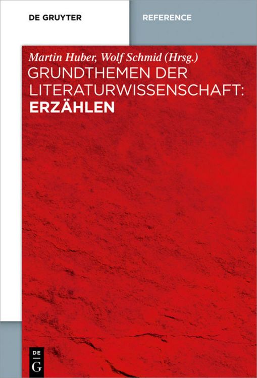 Produktbild: Grundthemen der Literaturwissenschaft: Erz&auml;hlen