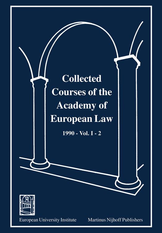 Produktbild: Collected Courses of the Academy of European Law 1990 Vol. II - 2