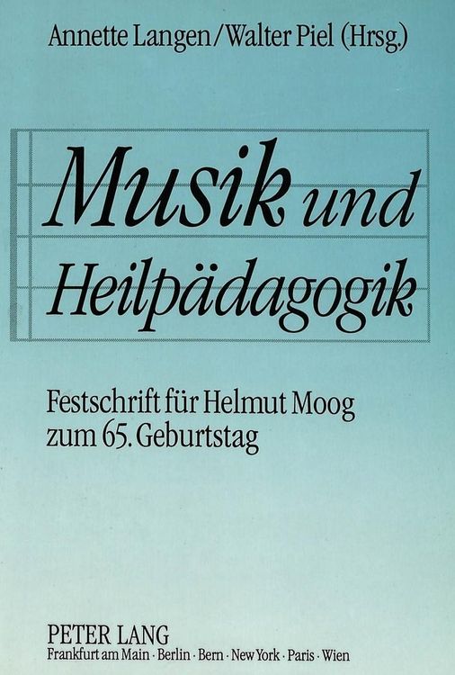 Produktbild: Musik und Heilp&auml;dagogik