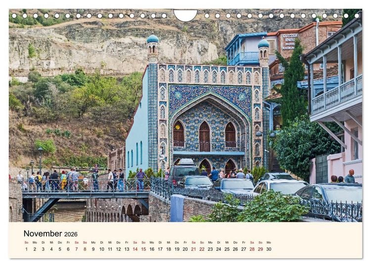 Produktbild: Tiflis - Die Metropole Georgiens (Wandkalender 2026 DIN A4 quer), CALVENDO Monatskalender