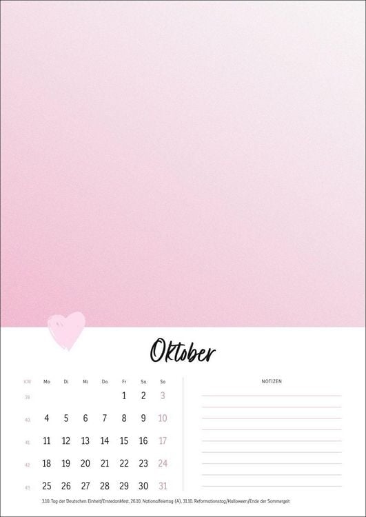 Produktbild: Kreativkalender Mit Liebe gemacht A4 2027