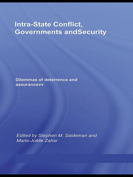 Produktbild: Intra-State Conflict, Governments and Security
