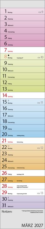 Produktbild: Planer Farbenspiel 2027