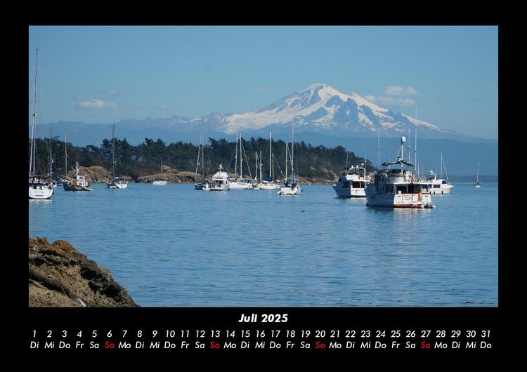 Produktbild: Boote 2025 Fotokalender DIN A3