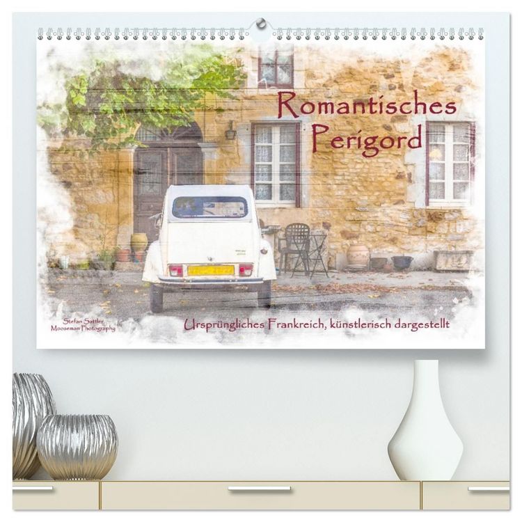 Produktbild: Romantisches P&eacute;rigord (hochwertiger Premium Wandkalender 2027 DIN A2 quer), Kunstdruck in Hochglanz