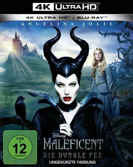 Produktbild: Maleficent - Die dunkle Fee - Ungek&uuml;rzte Fassung (4K Ultra HD) (+ Blu-ray 2D)