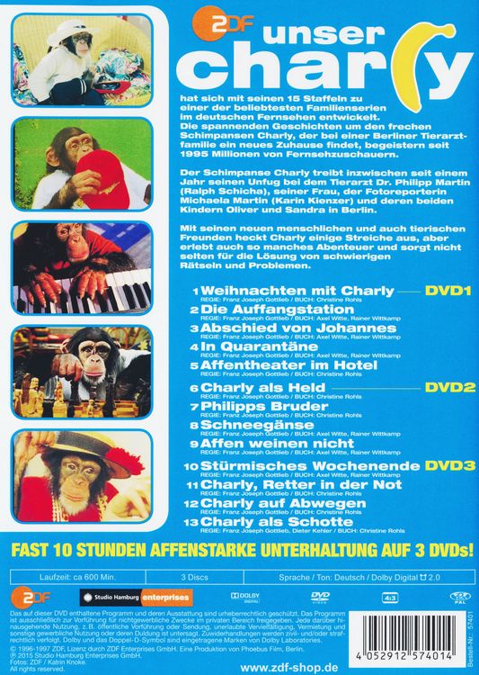 Produktbild: Unser Charly - Staffel 2 [3 DVDs]