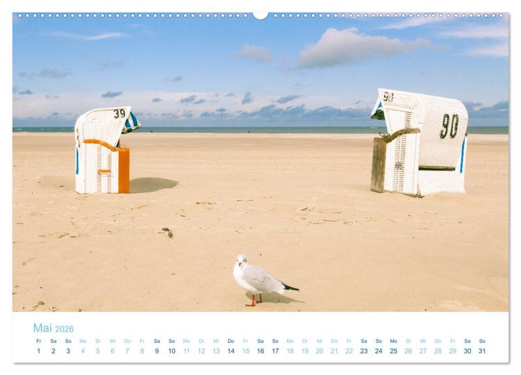 Produktbild: Mehr Nordsee (hochwertiger Premium Wandkalender 2026 DIN A2 quer), Kunstdruck in Hochglanz