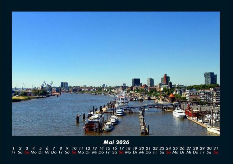 Produktbild: Hamburg 2026 Fotokalender DIN A4