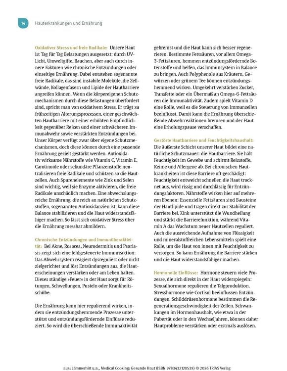 Produktbild: Medical Cooking: Gesunde Haut