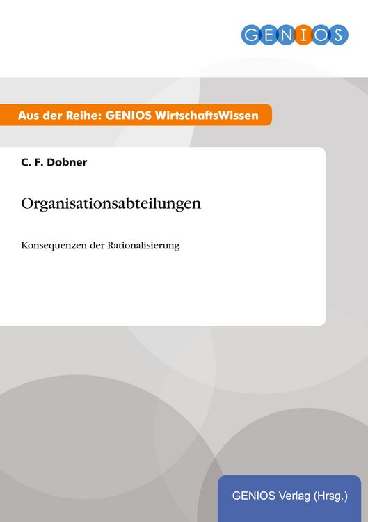 Produktbild: Organisationsabteilungen