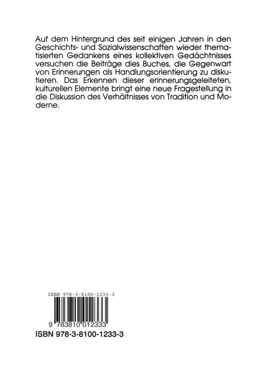 Produktbild: Generation und Ged&auml;chtnis