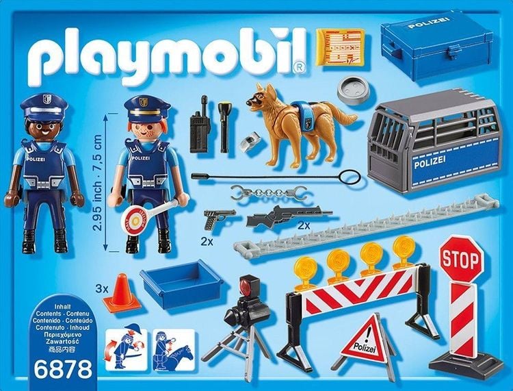 PLAYMOBIL® 6878 Polizei-Straßensperre