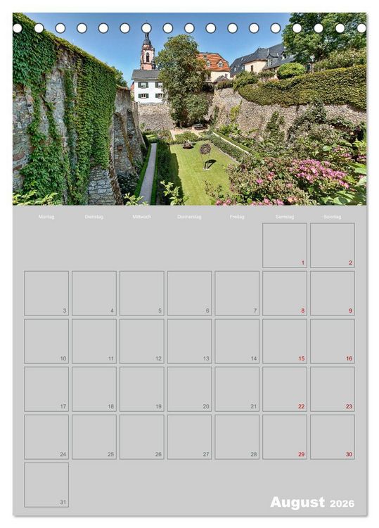 Produktbild: ELTVILLE &ndash; Wein-, Sekt- und Rosenstadt am Rhein (Tischkalender 2026 DIN A5 hoch), CALVENDO Monatskalender
