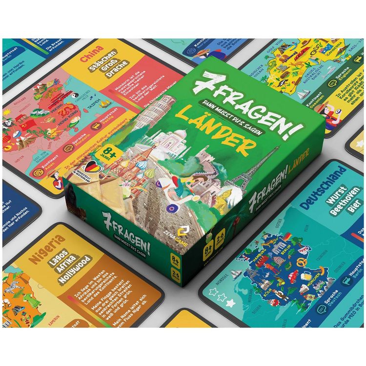 Produktbild: ZENAGAME - 7 Fragen! Dann musst Dus sagen L&auml;nder