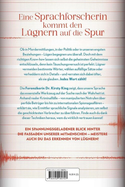 Produktbild: Die Sprache der L&uuml;ge