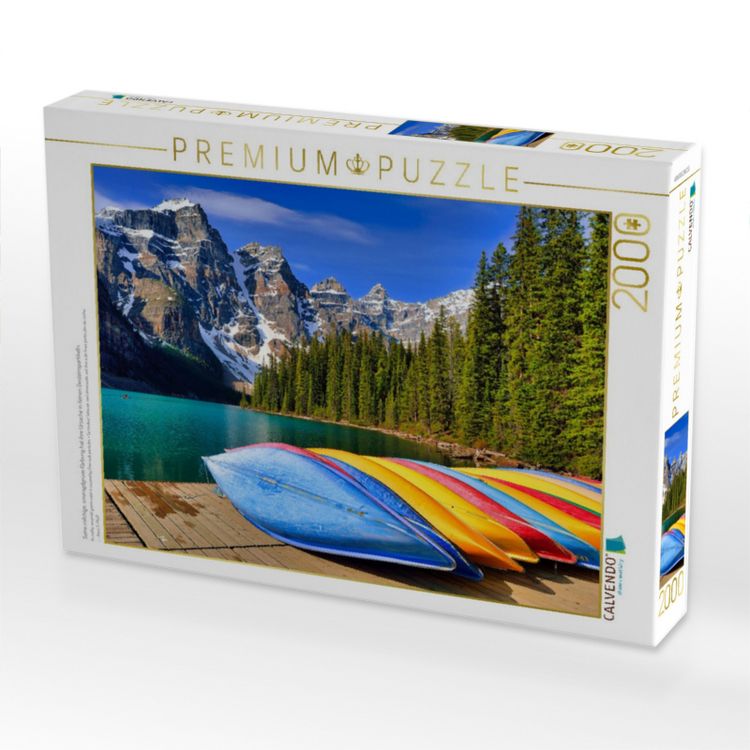 Produktbild: CALVENDO Puzzle Seine milchige, smaragdgr&uuml;ne F&auml;rbung hat ihre Ursache in feinen Gesteinspartikeln. | 2000 Teile Lege-Gr&ouml;&szlig;e 90x67cm Foto-Puzzle f&uuml;r gl&uuml;