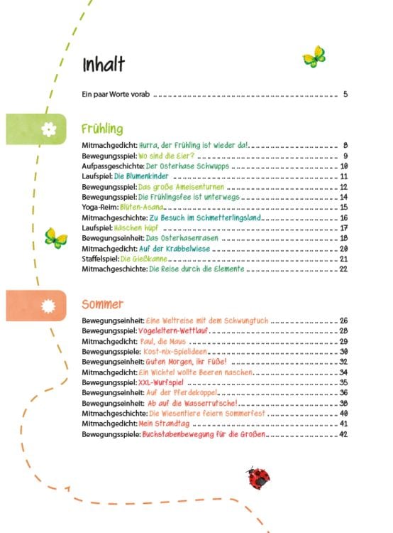 Produktbild: Das Kita-Jahreszeitenbuch: Bewegungsspiele